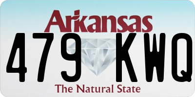 AR license plate 479KWQ