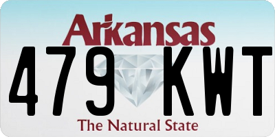 AR license plate 479KWT