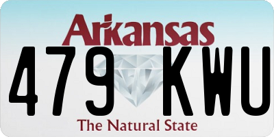 AR license plate 479KWU