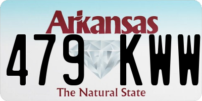 AR license plate 479KWW