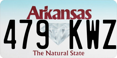 AR license plate 479KWZ