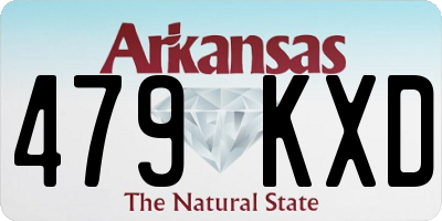 AR license plate 479KXD
