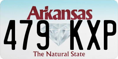 AR license plate 479KXP