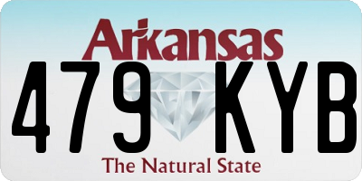 AR license plate 479KYB