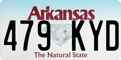 AR license plate 479KYD