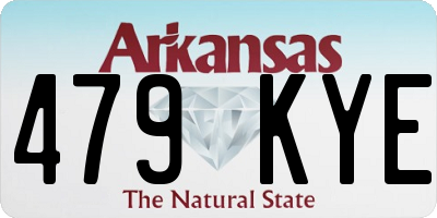AR license plate 479KYE