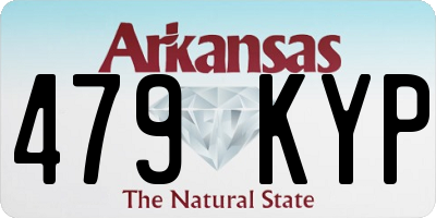 AR license plate 479KYP