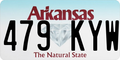 AR license plate 479KYW