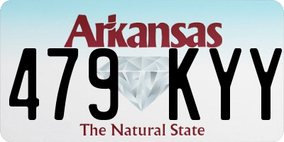 AR license plate 479KYY