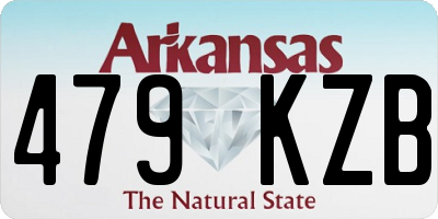 AR license plate 479KZB