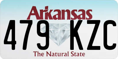 AR license plate 479KZC