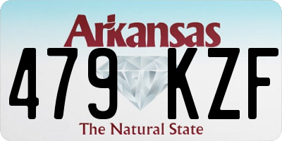 AR license plate 479KZF