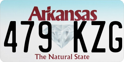 AR license plate 479KZG