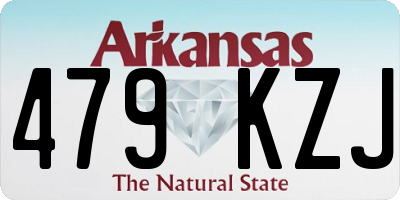 AR license plate 479KZJ