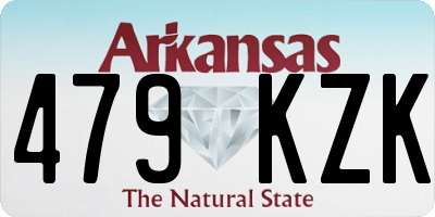 AR license plate 479KZK