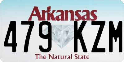 AR license plate 479KZM
