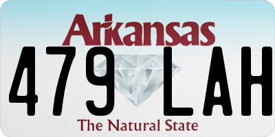 AR license plate 479LAH