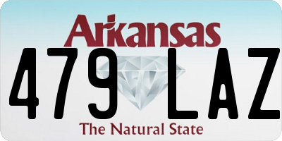 AR license plate 479LAZ