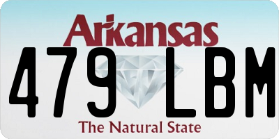 AR license plate 479LBM