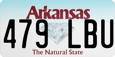 AR license plate 479LBU