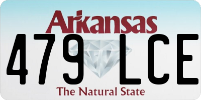 AR license plate 479LCE