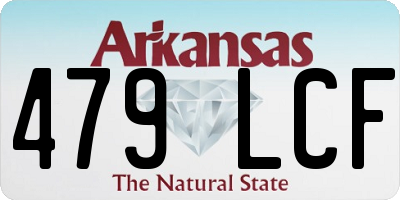 AR license plate 479LCF