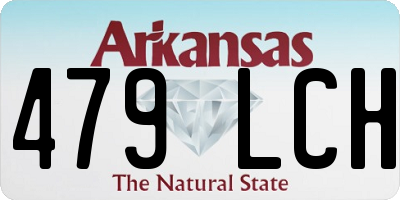 AR license plate 479LCH
