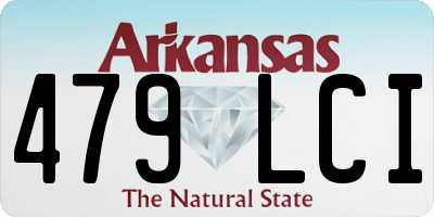 AR license plate 479LCI