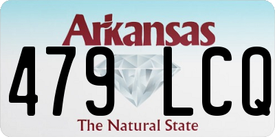 AR license plate 479LCQ