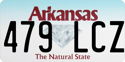 AR license plate 479LCZ