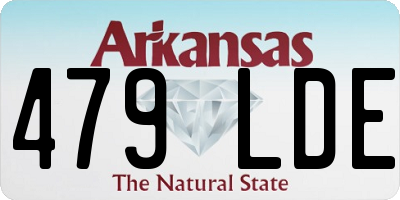 AR license plate 479LDE