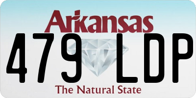 AR license plate 479LDP