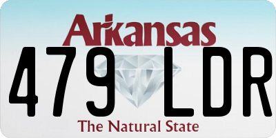 AR license plate 479LDR