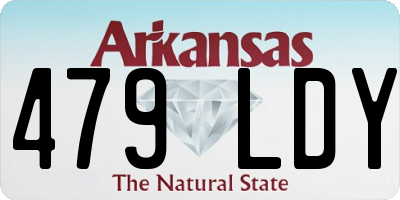 AR license plate 479LDY