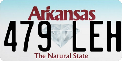 AR license plate 479LEH