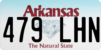 AR license plate 479LHN