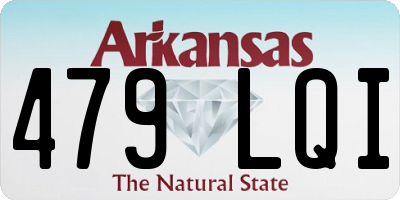 AR license plate 479LQI
