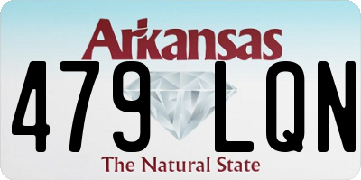 AR license plate 479LQN
