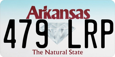 AR license plate 479LRP