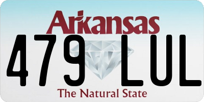 AR license plate 479LUL