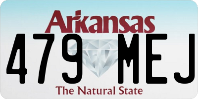 AR license plate 479MEJ