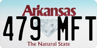 AR license plate 479MFT