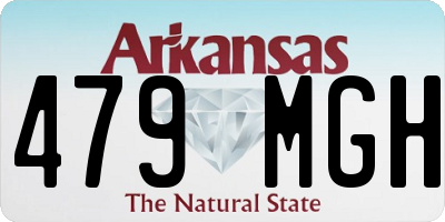 AR license plate 479MGH
