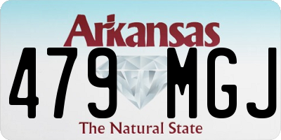 AR license plate 479MGJ