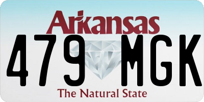 AR license plate 479MGK