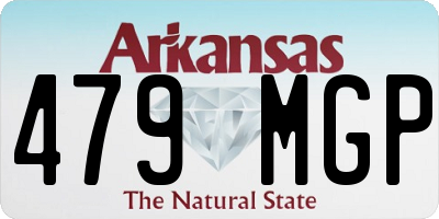 AR license plate 479MGP