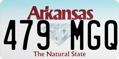 AR license plate 479MGQ