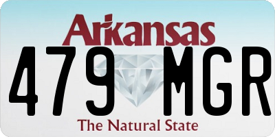 AR license plate 479MGR