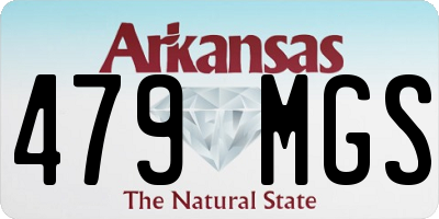 AR license plate 479MGS