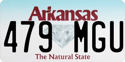 AR license plate 479MGU